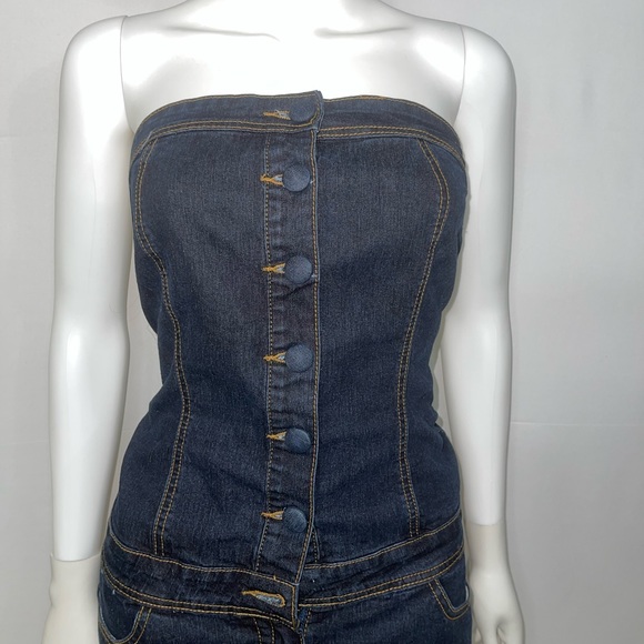 Americana Blues denim mini dress - Picture 4 of 10